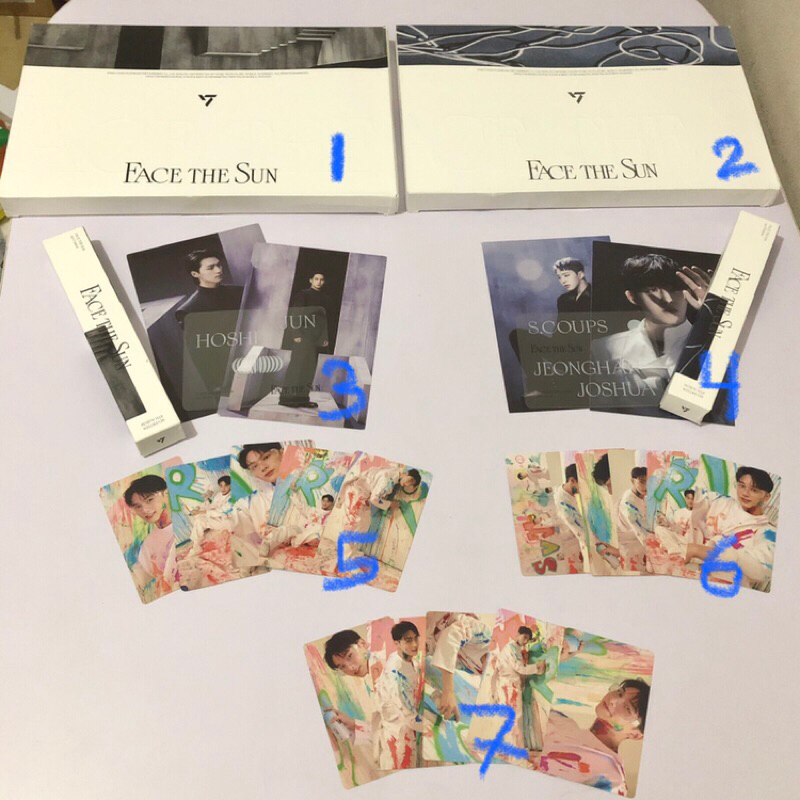 free album photocard seventeen official co live