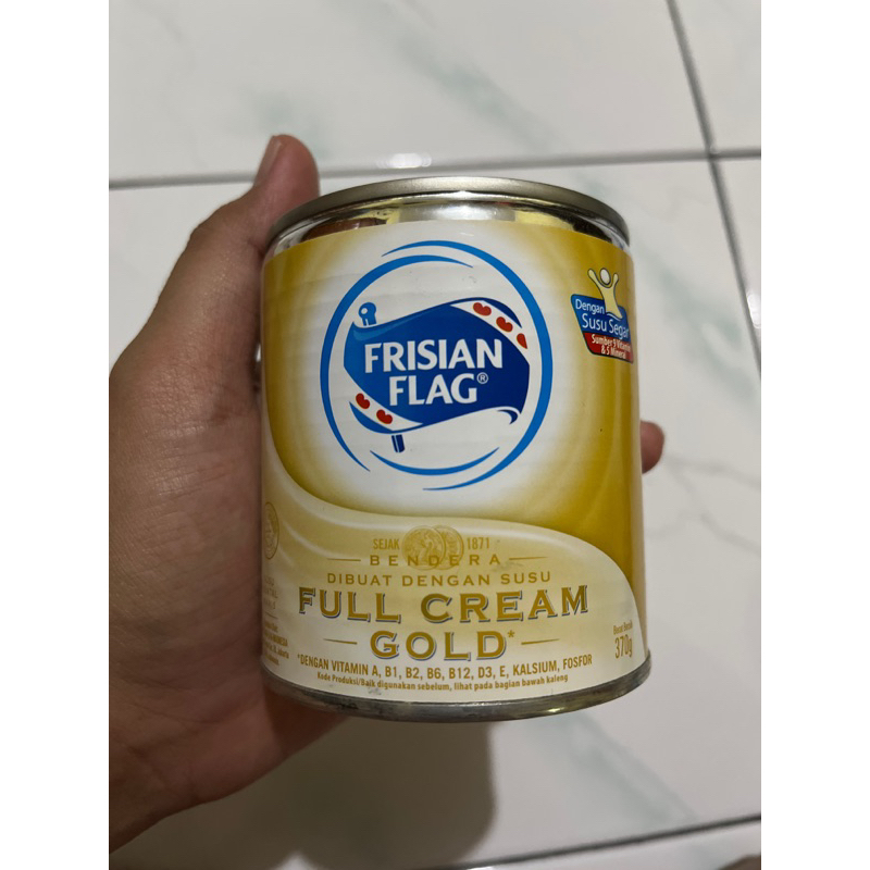 Bendera Frisian Flag Full Cream Gold 370g / Bendera Gold Kaleng / Susu Kaleng Gold