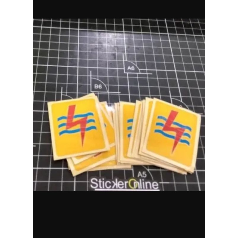 stiker PLN penghemat listrik