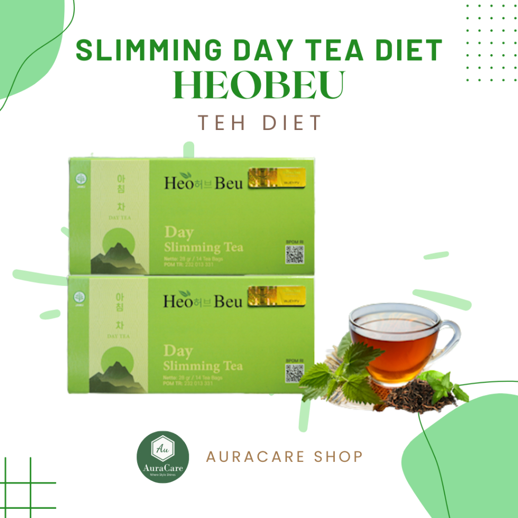 

Heo Beu Slimming Day Tea - Teh Herbal Diet Alami Pelangsing Penahan Nafsu Makan Pelancar BAB Detox Usus Pria/Wanita