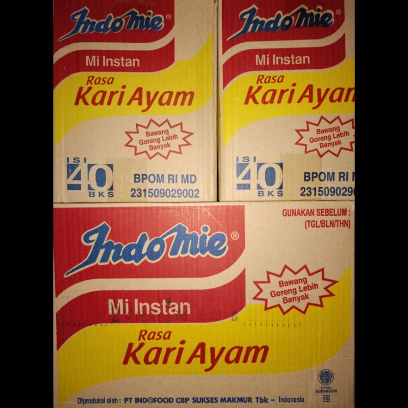 

Indomie Kare ayam 1 Dus 40pcs