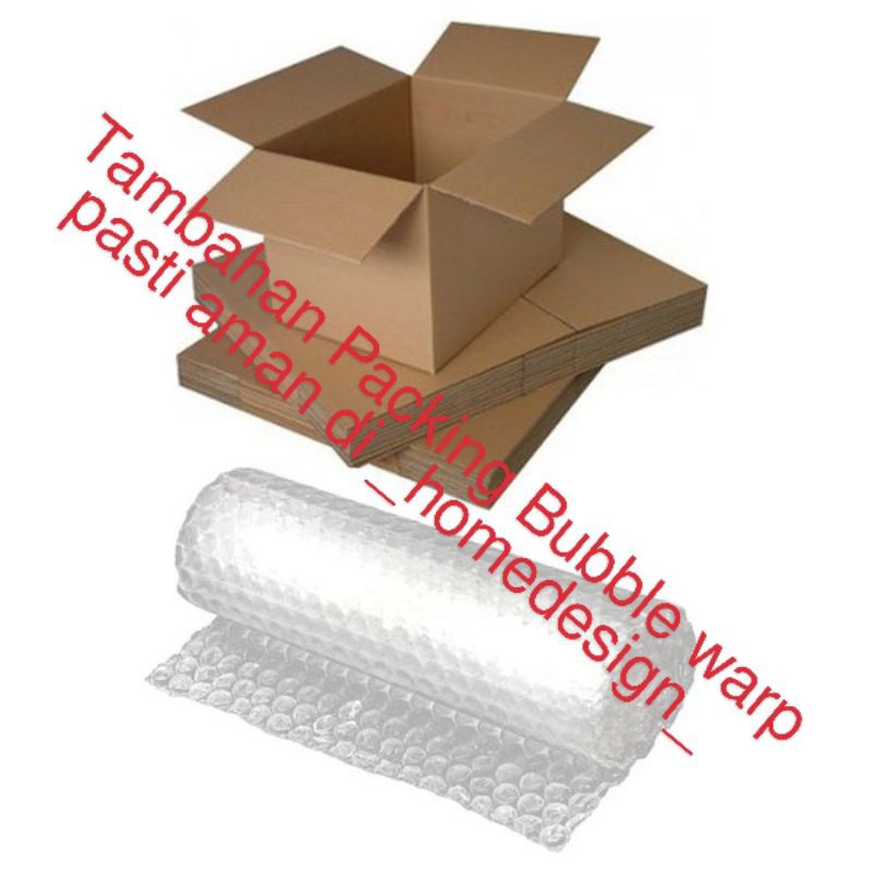 

Tambahan Pengaman Bubble Wrap Dan Kardus