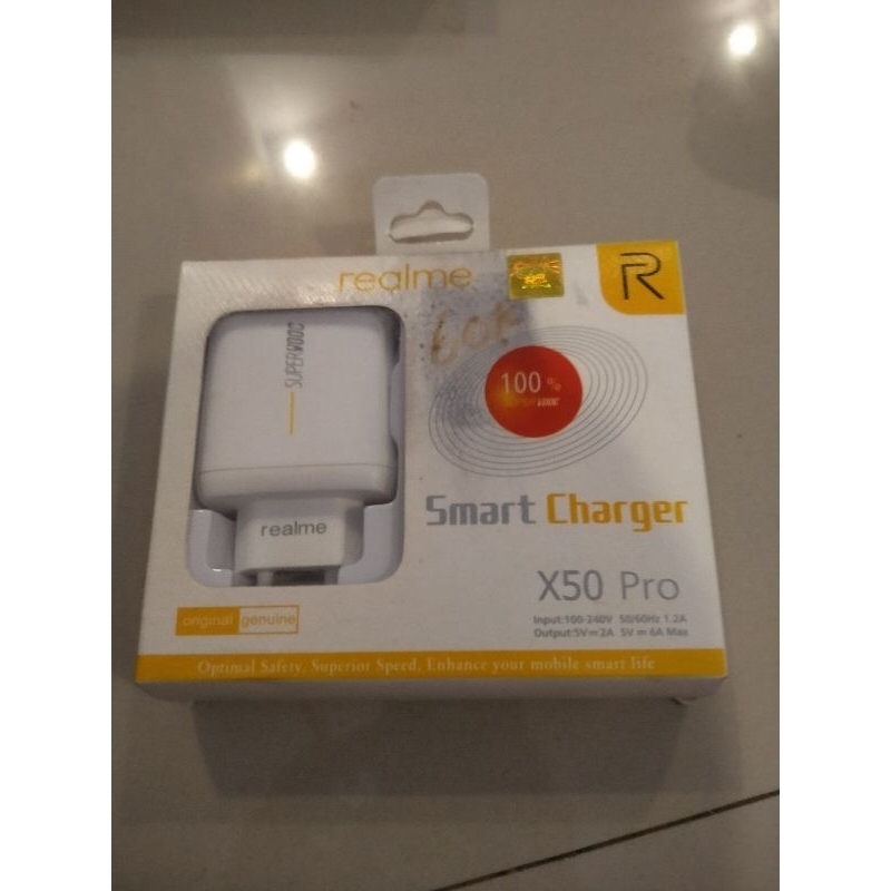 charger realme x50 pro smart carger baru