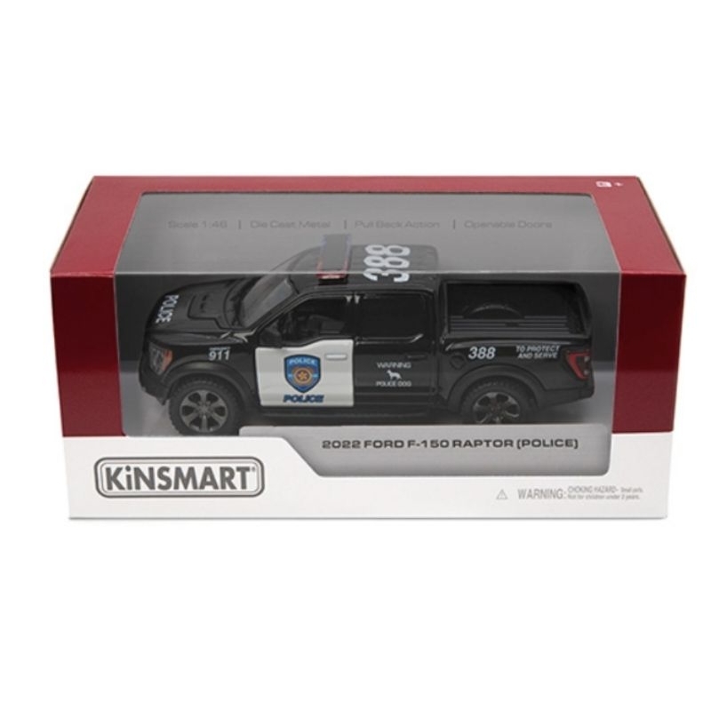 Kinsmart 2022 Ford F-150  Raptor (Police)