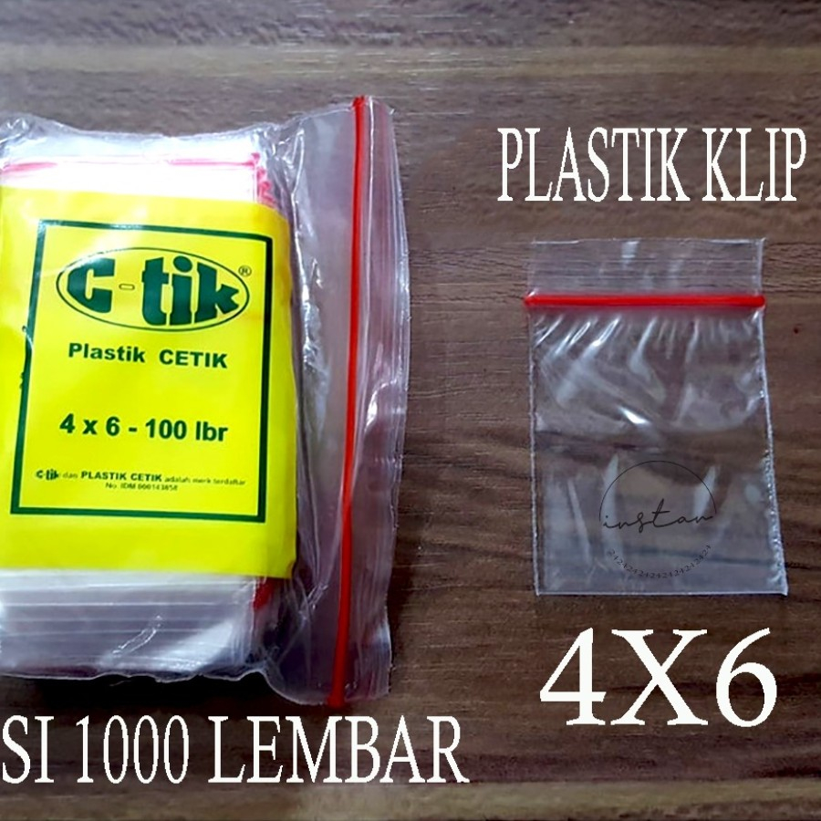 

plastik klip 4x6 ,5x8