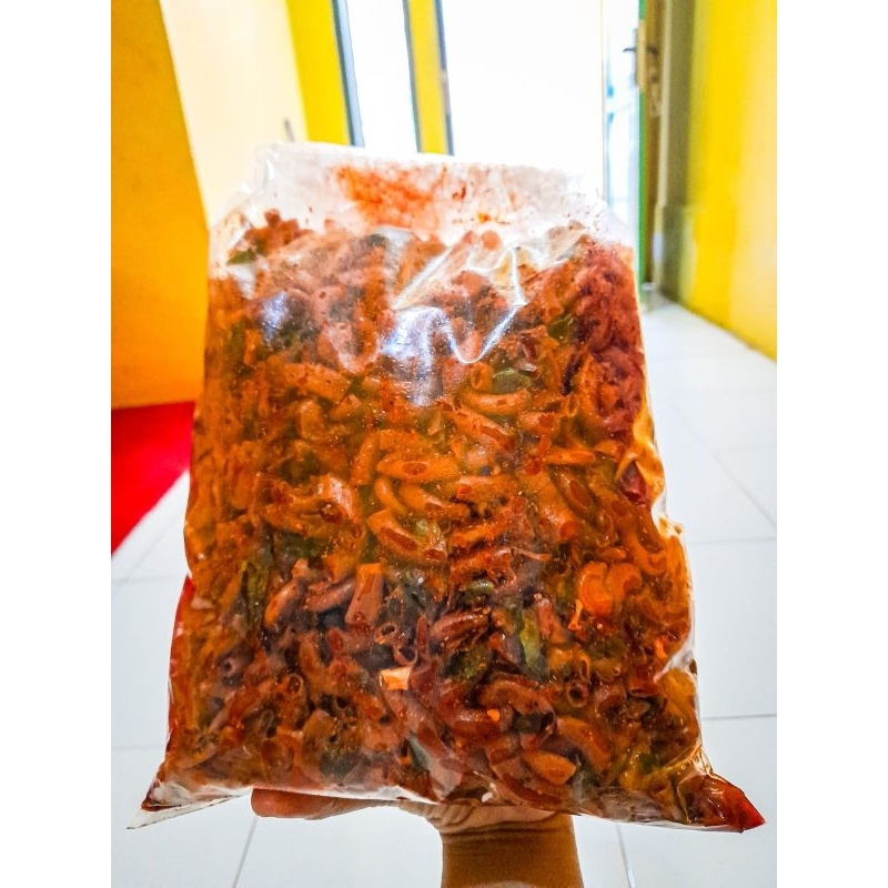 

makaroni bantat pedas daun jeruk