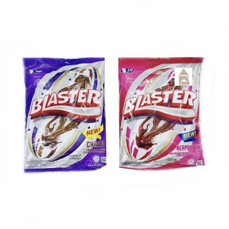 

Blaster Permen Belang isi Cokelat rasa mint isi 50 pcs