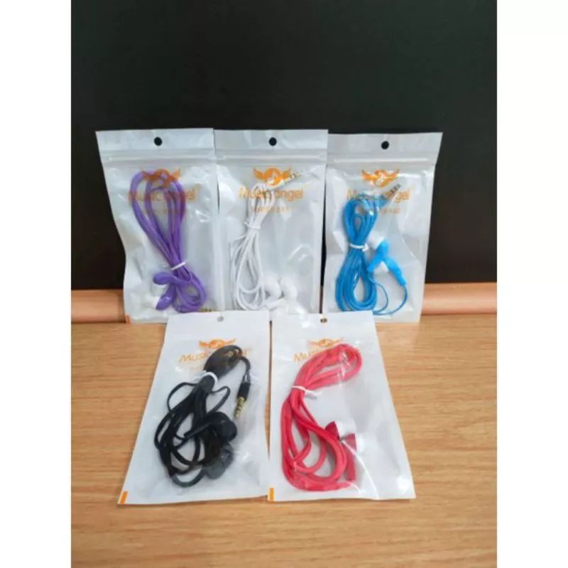 Headset Kabel Music Angel Headset Music Headset Tanpa Mic