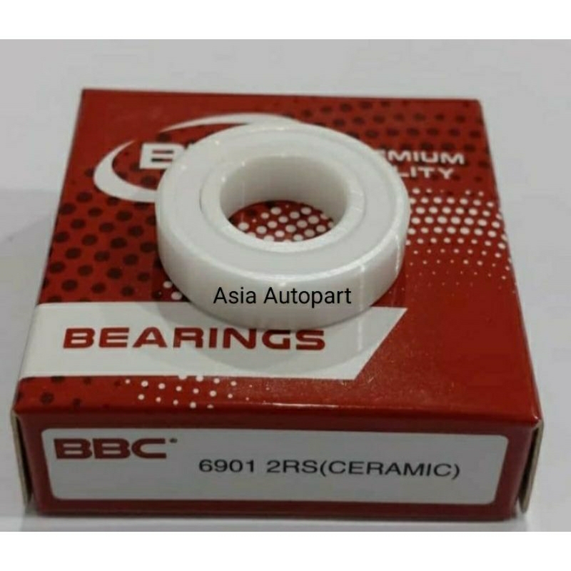 Ball Bearing 6901 2RS ( CERAMIC)  Merk BBC PREMIUM QUALITY