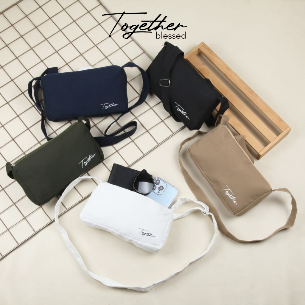 Tas Selempang Slingbag Kanvas Korea FRAME