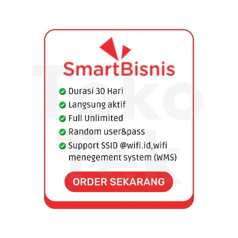 SMARTBISNIS WIFI ID 1 BULAN