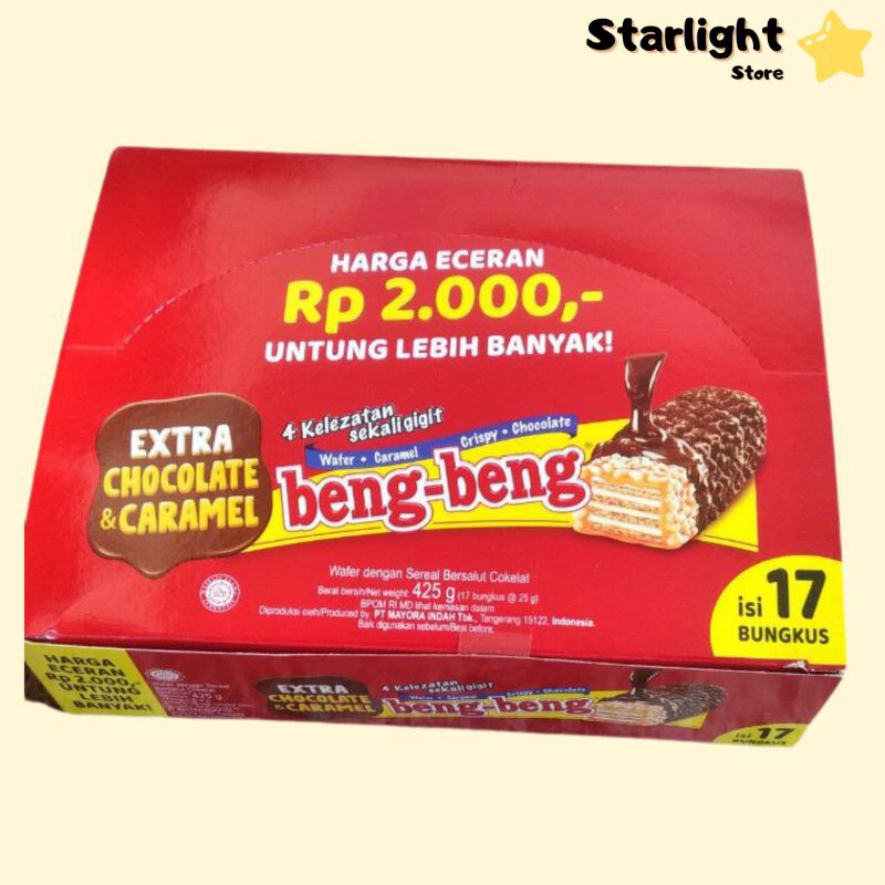 

Beng Beng Wafer Caramel Crispy Chocolate isi 17
