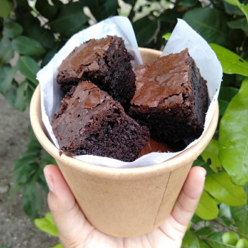 

Mini Fudgy Brownies Bites (Coklat)