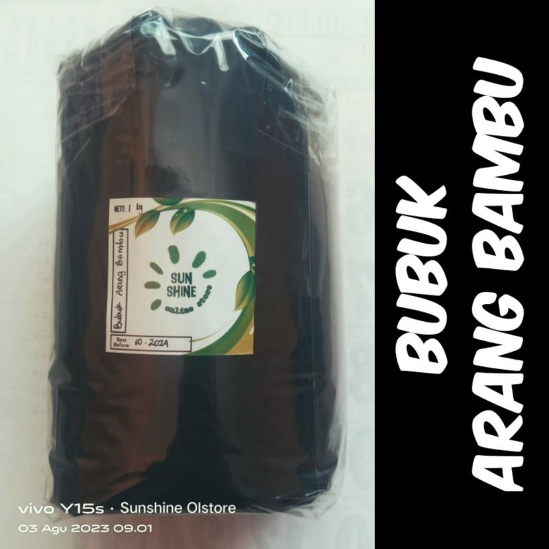 

bubuk arang bambu / Charcoal Activated / grade food 1kg