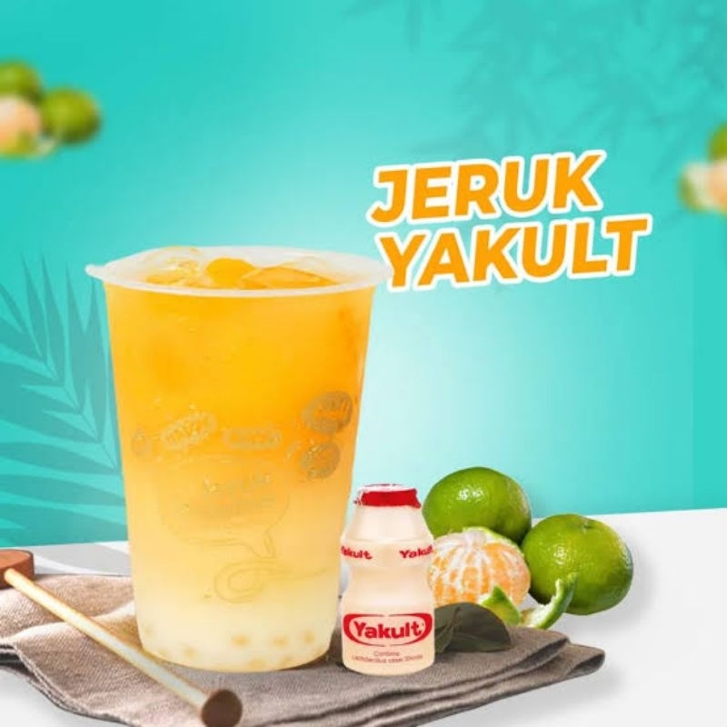 es jeruk peras + yakult Jumbo