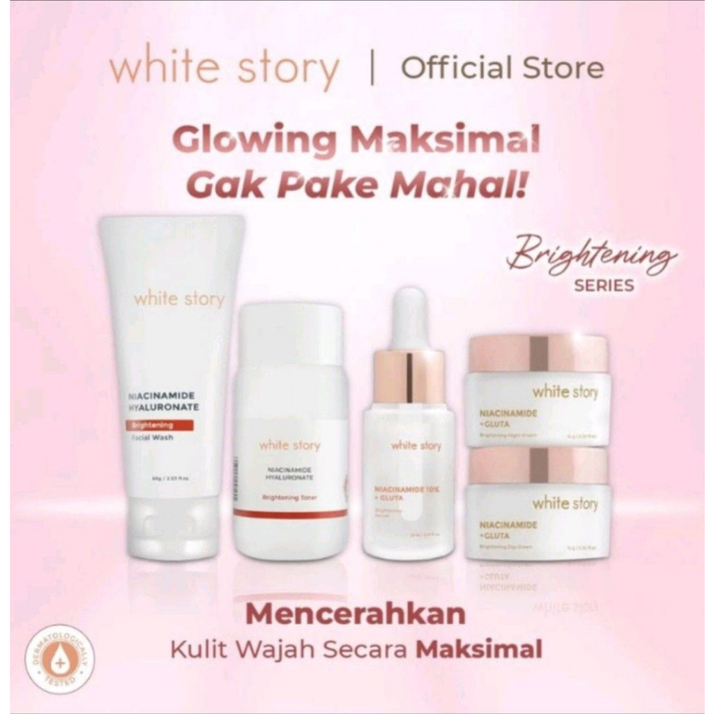 White Story Paket / White Story Brightening / Skincare White Story / Brightening Series / White Stor
