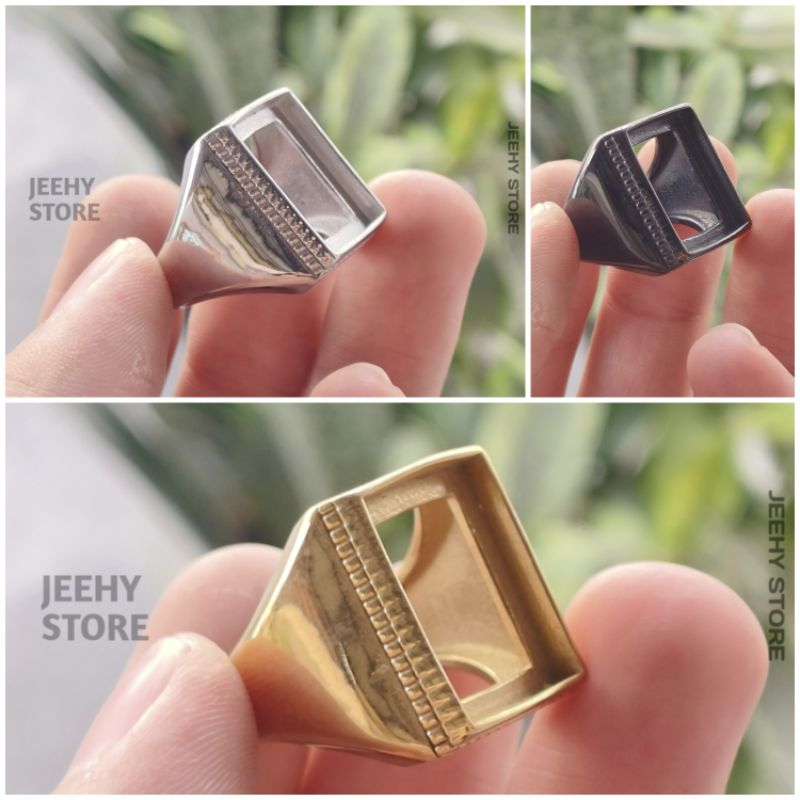 RK RING CINCIN TITANIUM KOTAK TANAM