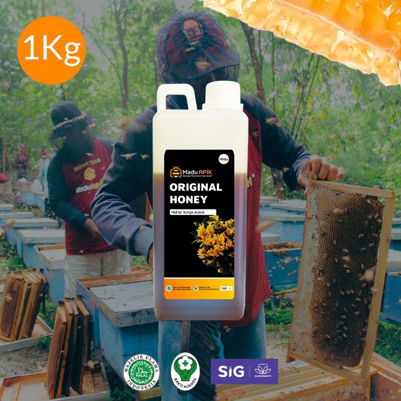 

Madu Asli Murni Ternak (1000gr)