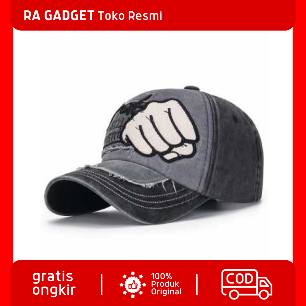 Topi Baseball Olahraga Sport Cap Fashion Men Woman / Topi kasual Casual Distro Sobek Robek Laki Laki
