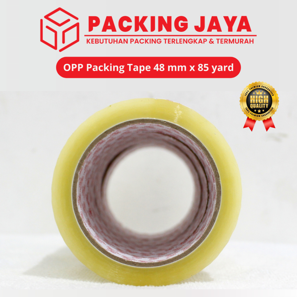 

LAKBAN BENING/COKLAT SUPER REKAT 48MM X 85YARD TERMURAH TIDAK MUDAH PUTUS PER ROLL HARGA PABRIK