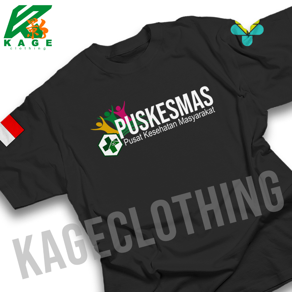 Kaos PUSKESMAS KESEHATAN  Tshirt baju distro cotton combed 30s UNISEX KAOS PROFESI DINAS TENAGA KESE