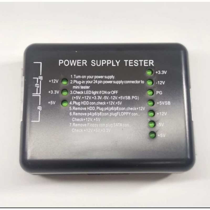 POWER SUPPLY TESTER / ALAT TES POWER SUPPLY / TESTER PSU