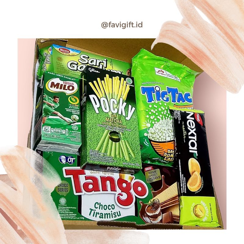 

HAMPERS SNACK|GIFTBOX SNACK WARNA|HADIAH ULANG TAHUN MURAH