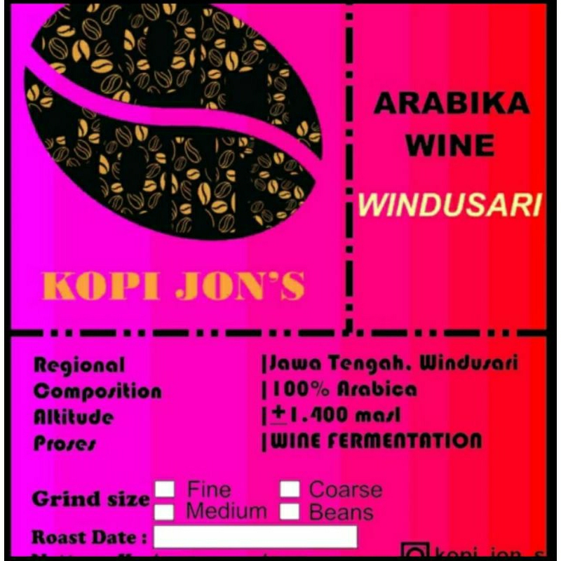 

kopi Arabika wine