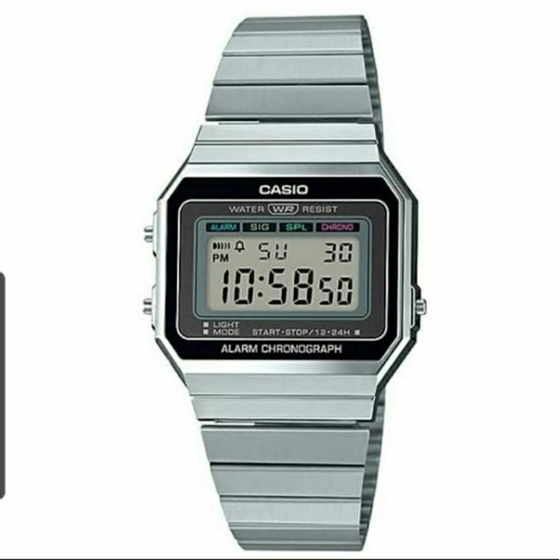 JAM WANITA CASIO A700W-1A ORIGINAL BERGARANSI