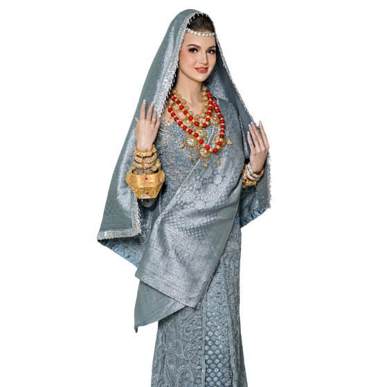 Kebaya Ice Blue Polina