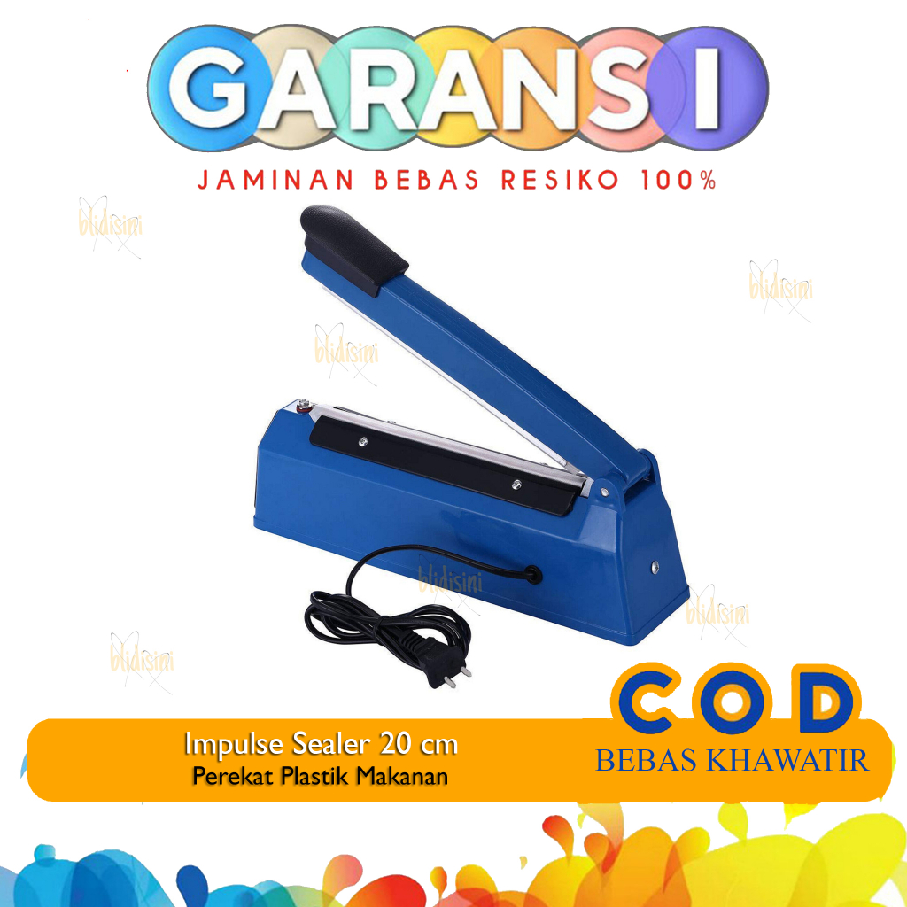 Impulse Sealer 20 Cm / Perekat Plastik Makanan / Perekat Plastik Makanan Listrik / Perekat Plastik E