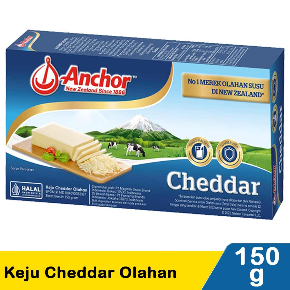 

Keju Anchor Cheddar Cheese 150gr