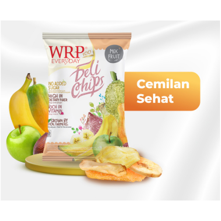 

WRP Delichips Mix Fruit 40G - Keripik Buah