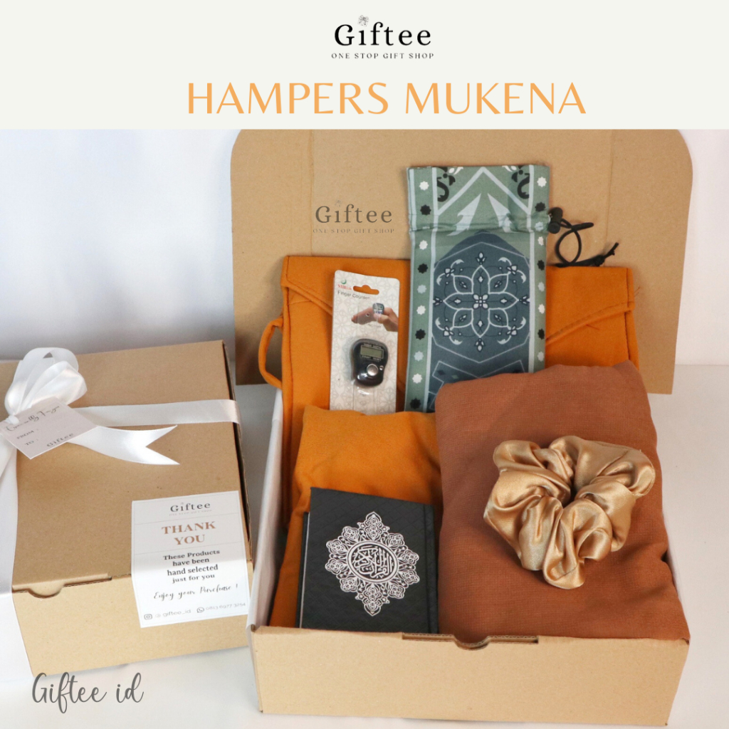 HAMPERS WANITA FATIMAH MUKENA DEWASA SAJADAH TASBIH ALAT SHOLAT KADO ULANG TAHUN CEWEK WISUDA ISLAM