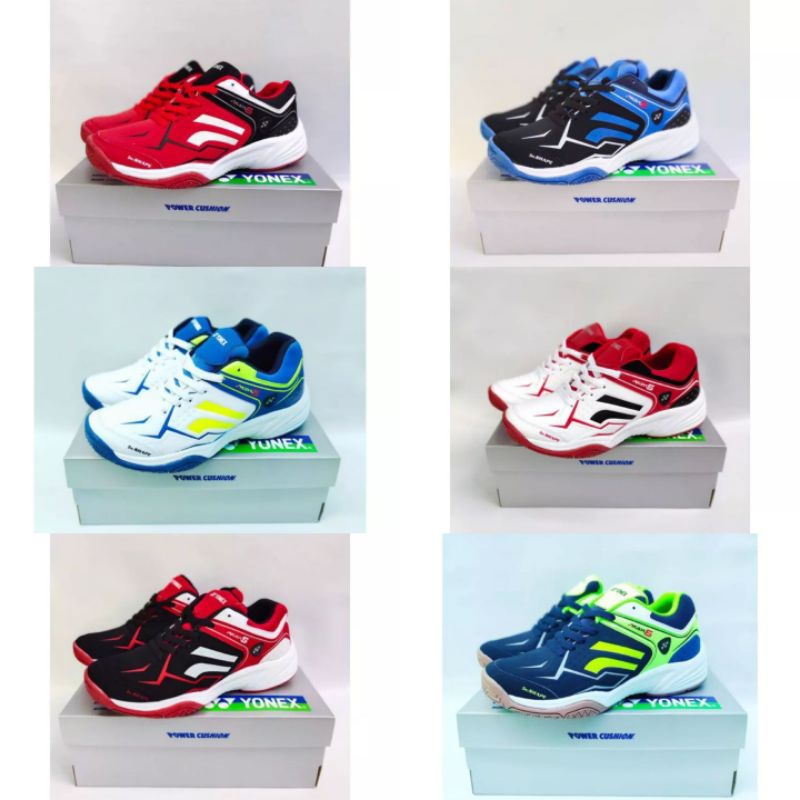 YONEX AKAYO Sepatu Sneakers Olahraga Badminton Pria Grade Ori, Sepatu Voli Cowok Basket ball tenis b