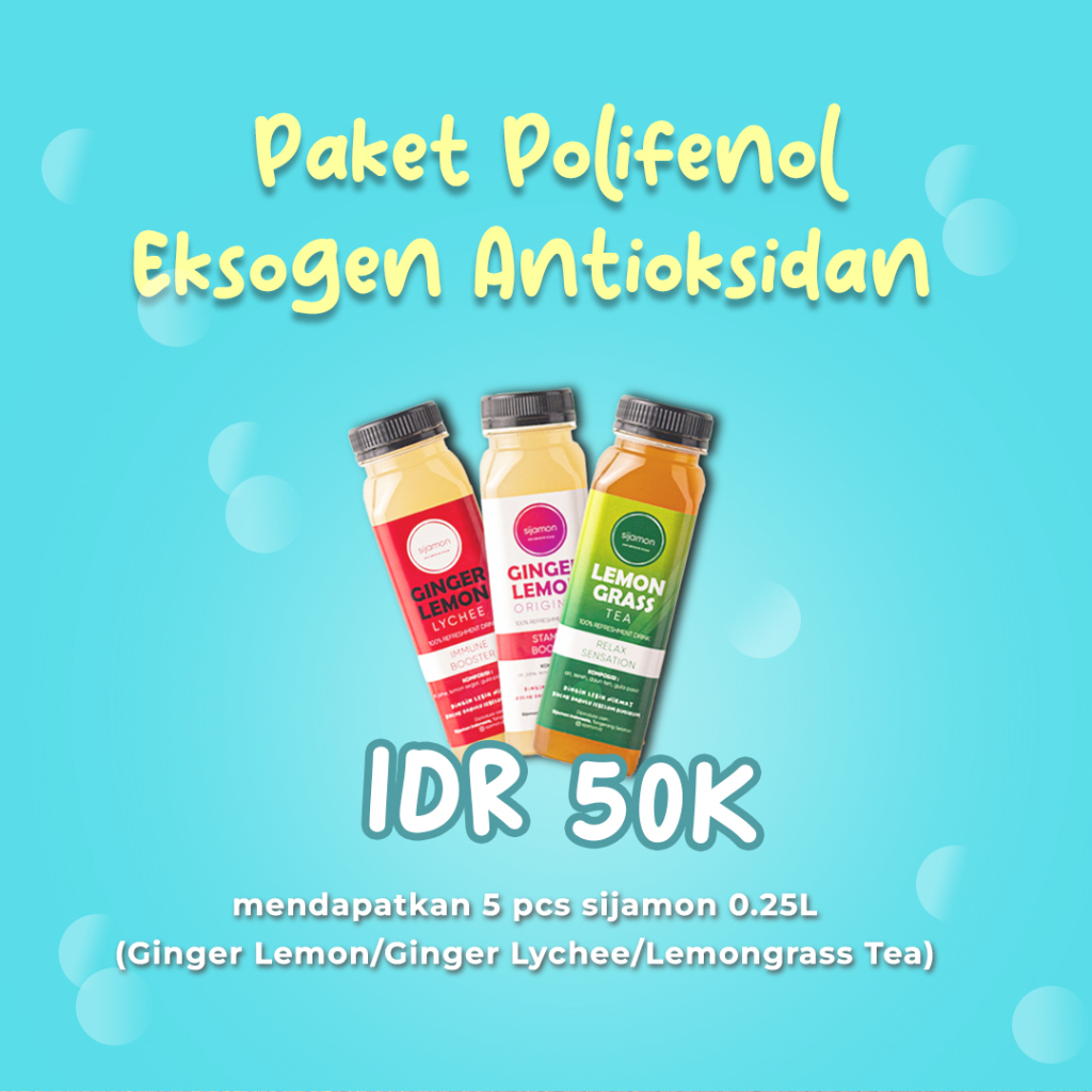 

Paket Polifenol Eksogen Antioksidan