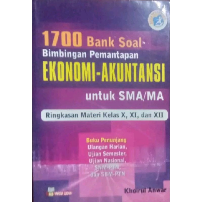 1700 Bank Soal Bimbingan Pemantapan Ekonomi - Akuntansi Untuk SMA