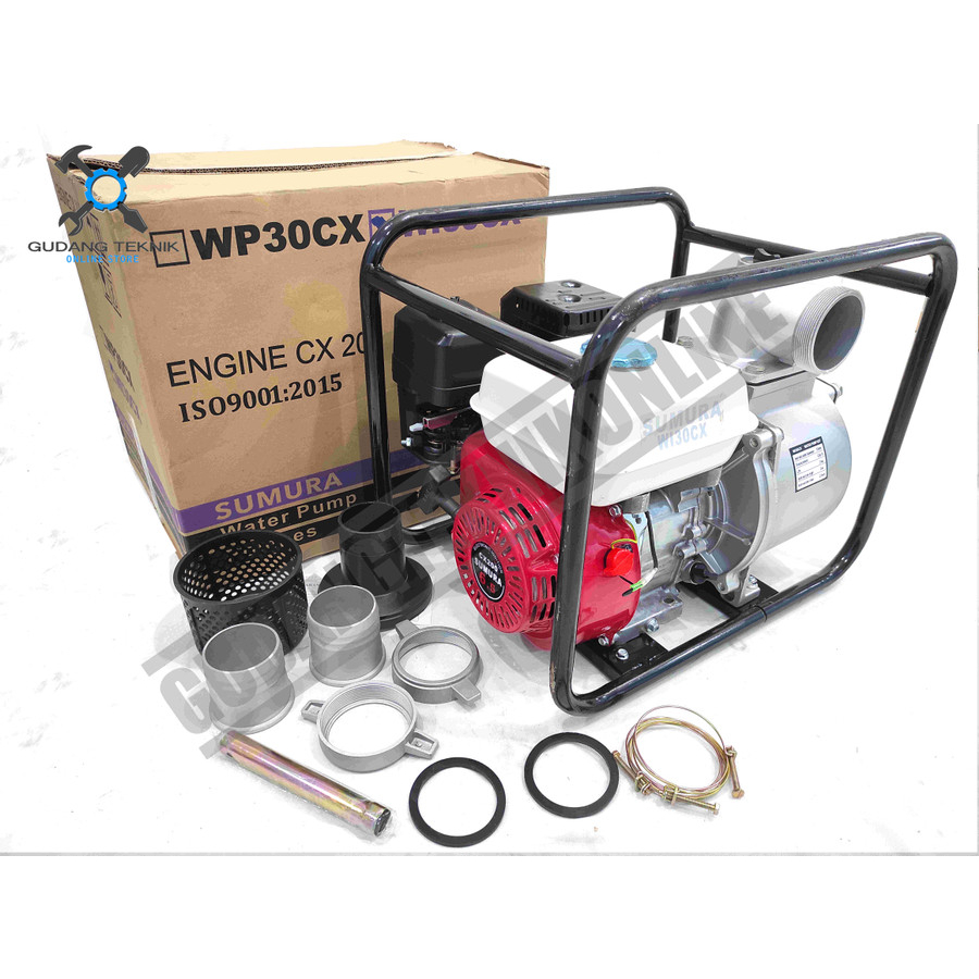 Water Pump 3"SUMURA WI30CX TABUNG BESAR / Mesin Pompa Air Waterpump Irigrasi Sawah Alkon 3 Inch WI 3