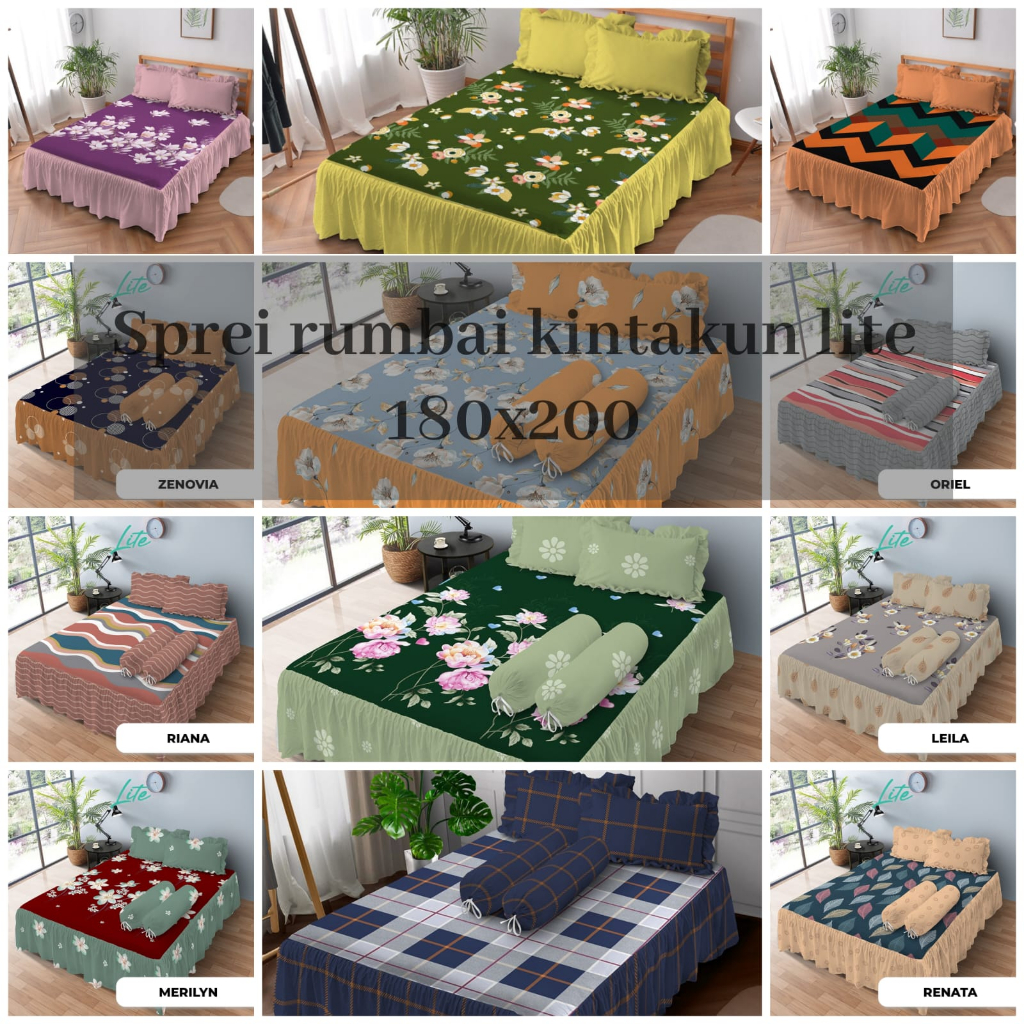 SPREI RUMBAI KINTAKUN LITE 180X200 KING SIZE NO 1