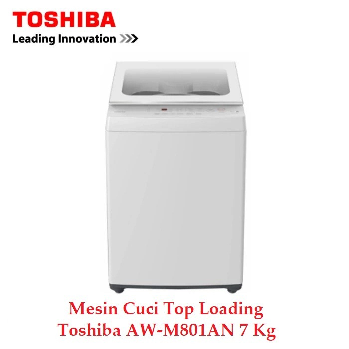 Mesin Cuci Toshiba Full Otomatis AW-M801AN Mesin Cuci Toshiba 1 tabung