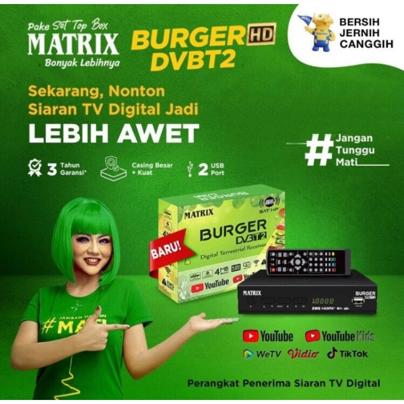 Set Top Box Matrix Burger
