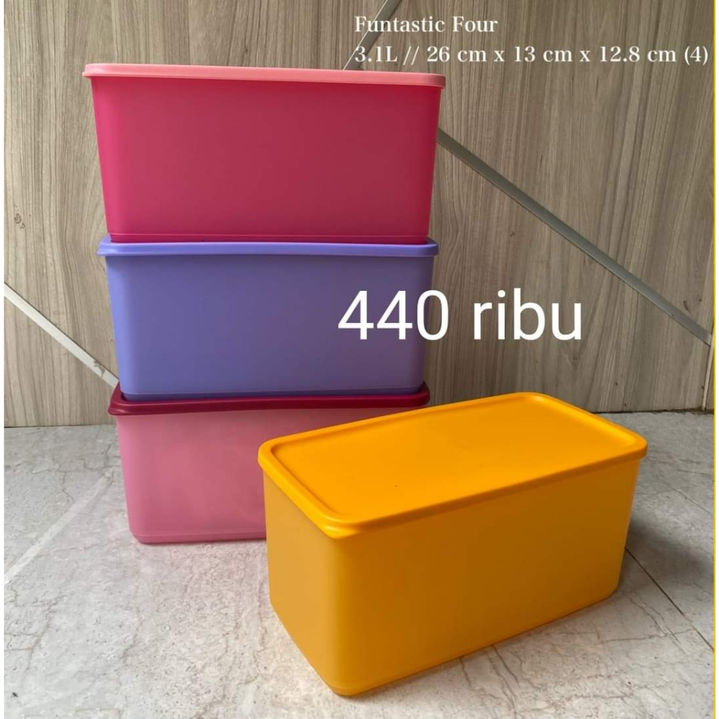 funtastic four 3,1Ltr  Tupperware Promo Ecer