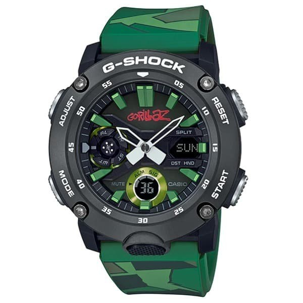 Casio G-Shock GA-2000GZ-3A x Gorillaz Limited Edition