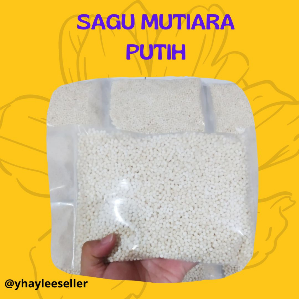 

✔✔ Sagu Mutiara 500 Gram Sekoteng Biji Mutiara / Uenaakk Sagu Mutiara 500 Gram