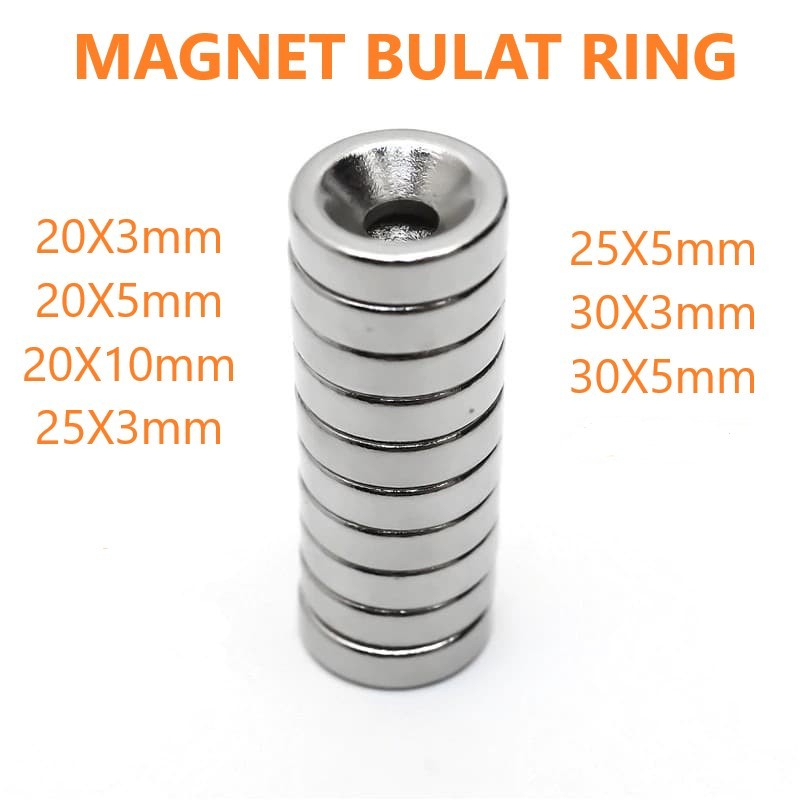 Magnet Neodymium Bulat Ring