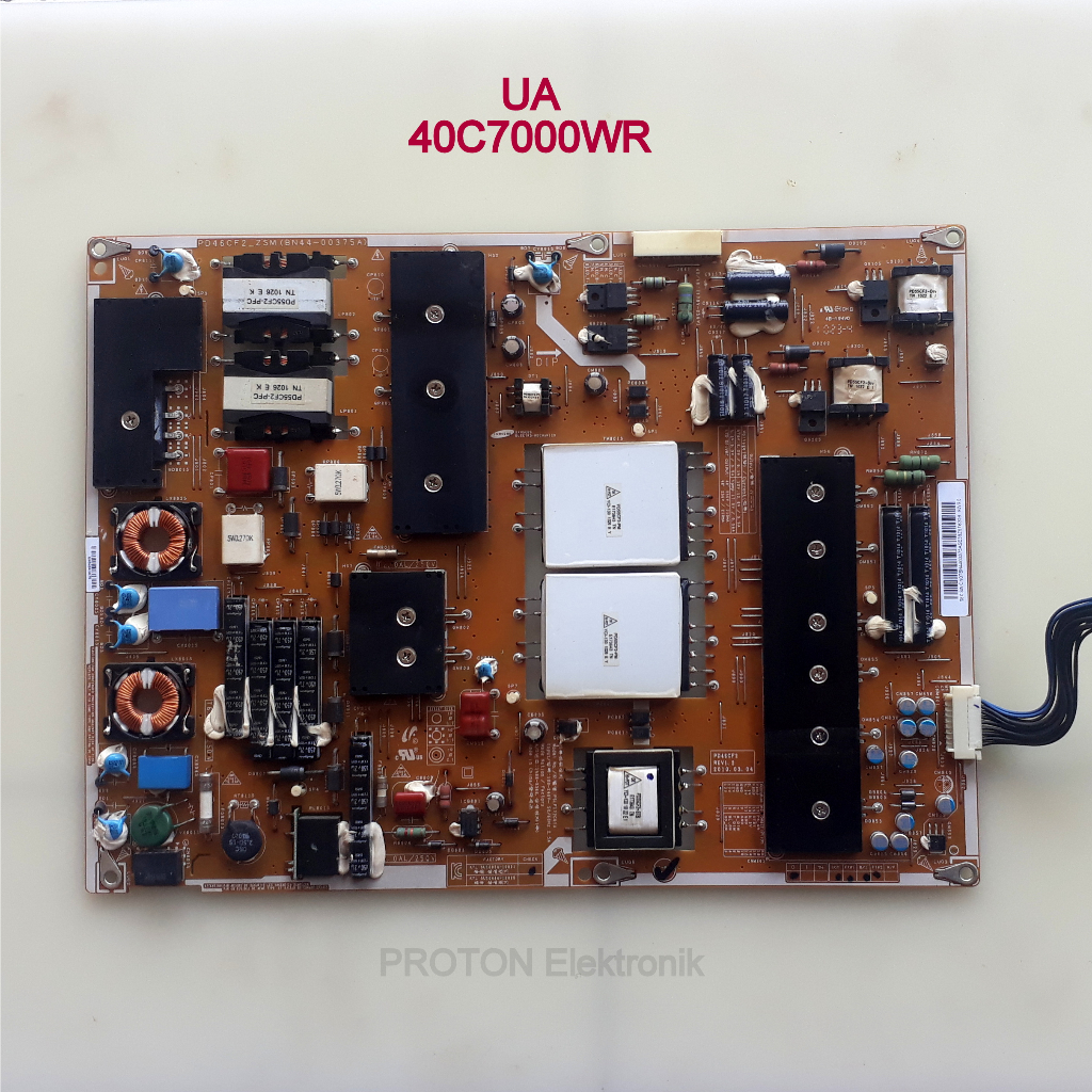 PSU LCD LED Smart TV Samsung UA40C7000 UA40C7000WR UA40C7000WRXXD Mesin Power Supply PCB PD46CF2_ZSM