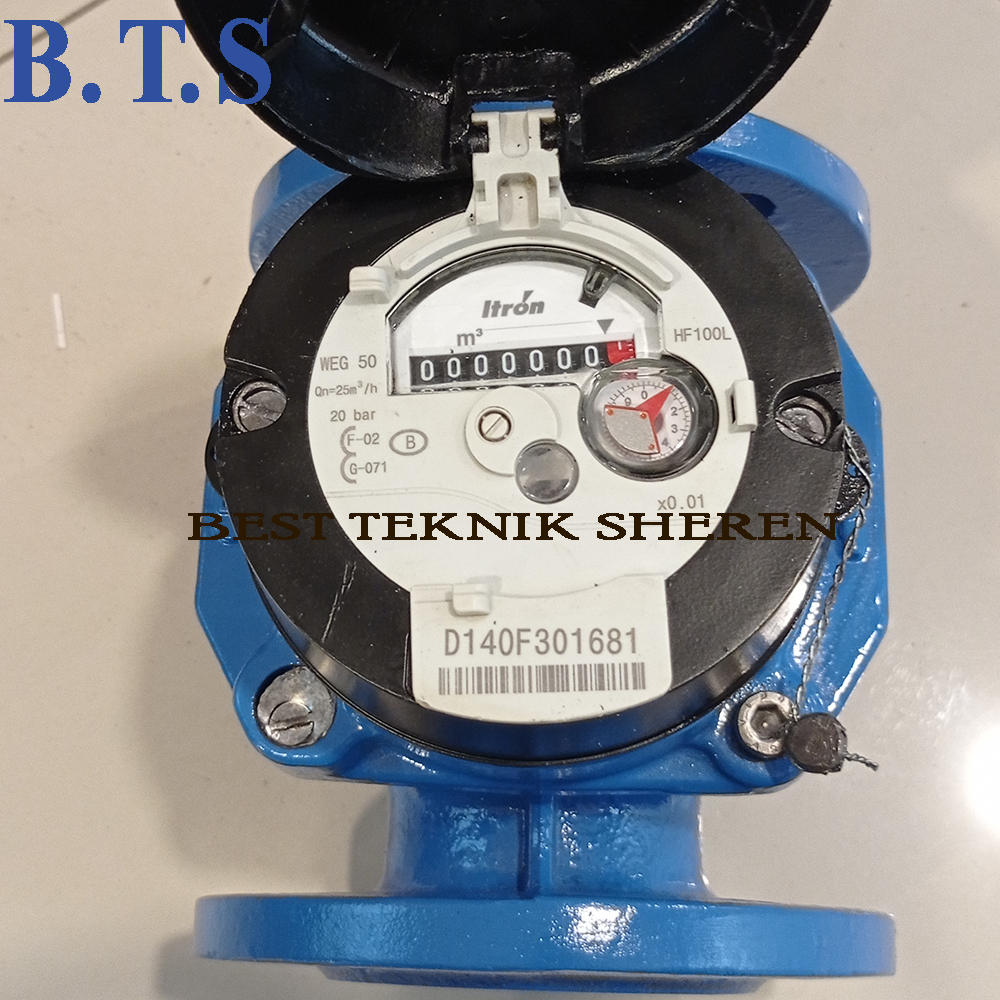 Water meter itron Woltex 2 inch / METER AIR METERAN AIR FLANGE 2 INCH ITRON WOLTEX