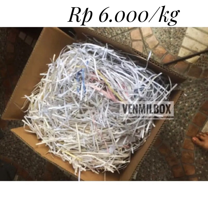 

Kertas cacah 1 kg / kertas serut shredded paper
