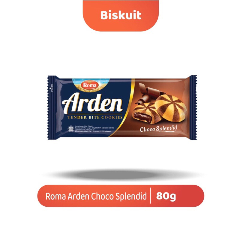 

Roma Arden 80gr Tender bite cookies choco splendid