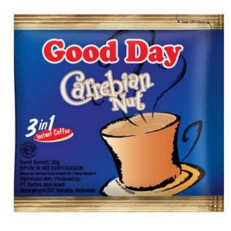 

good day carrebian nut 1 renceng 10pcs